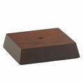 Solid Walnut Finish Trophy Platform Base (3 1/2"x3 1/2"x7/8")